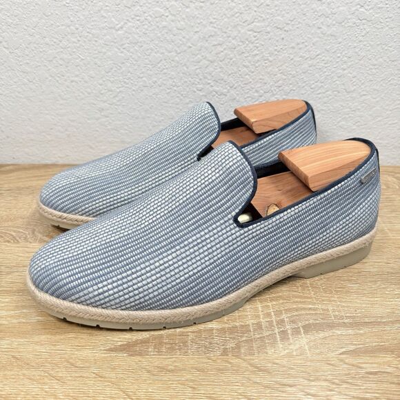 NEW Aldo Vittorio Loafers Men’s US 9 EU 42 Woven Blue Lounge Casual Slip On main image 5